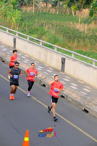 Race photo from CISANGKAN KBP CITY RUN 2025
