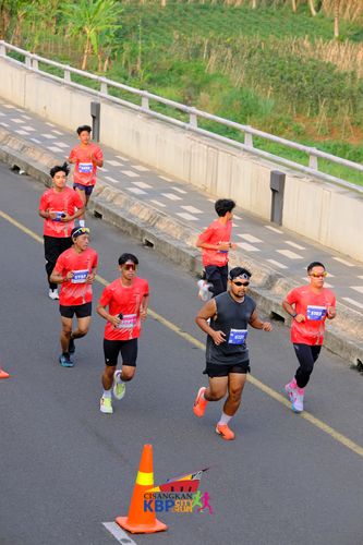 Race photo from CISANGKAN KBP CITY RUN 2025