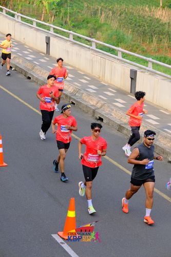 Race photo from CISANGKAN KBP CITY RUN 2025