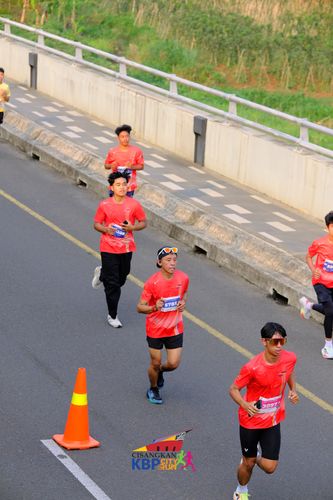Race photo from CISANGKAN KBP CITY RUN 2025