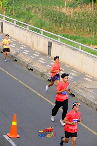 Race photo from CISANGKAN KBP CITY RUN 2025