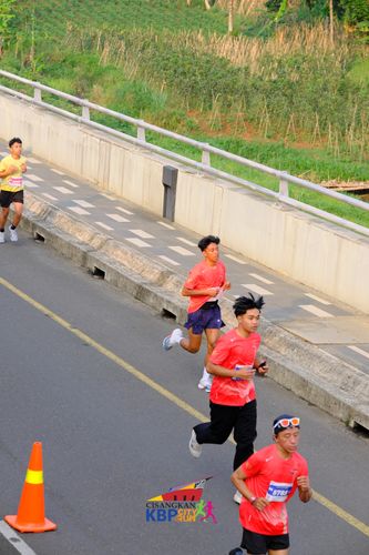 Race photo from CISANGKAN KBP CITY RUN 2025