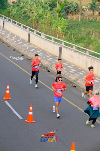 Race photo from CISANGKAN KBP CITY RUN 2025