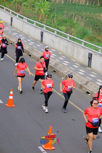 Race photo from CISANGKAN KBP CITY RUN 2025