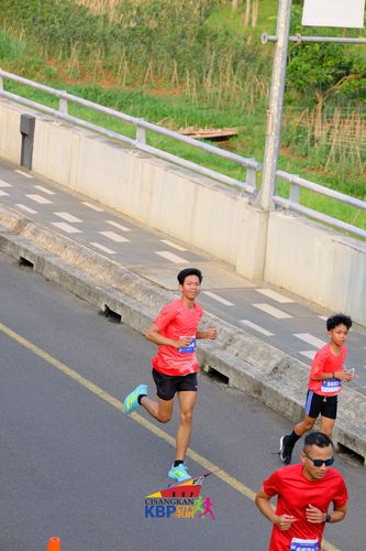 Race photo from CISANGKAN KBP CITY RUN 2025