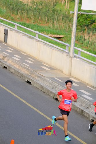 Race photo from CISANGKAN KBP CITY RUN 2025