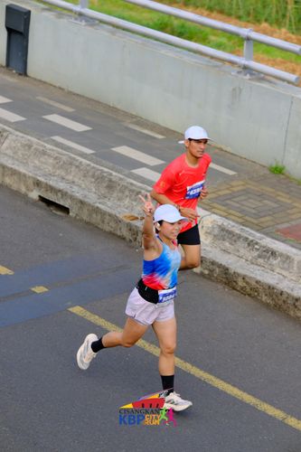 Race photo from CISANGKAN KBP CITY RUN 2025