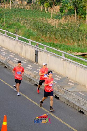 Race photo from CISANGKAN KBP CITY RUN 2025