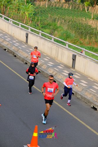 Race photo from CISANGKAN KBP CITY RUN 2025