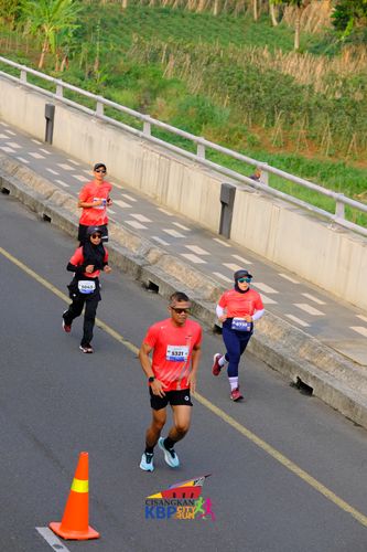 Race photo from CISANGKAN KBP CITY RUN 2025