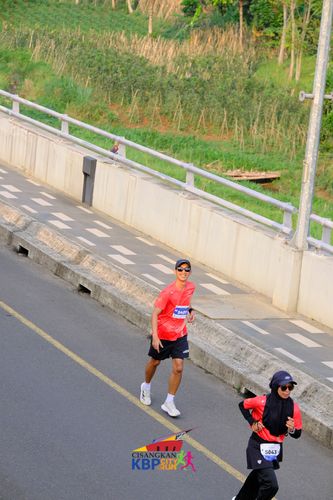 Race photo from CISANGKAN KBP CITY RUN 2025
