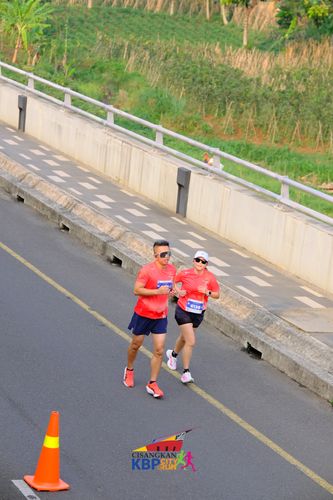 Race photo from CISANGKAN KBP CITY RUN 2025