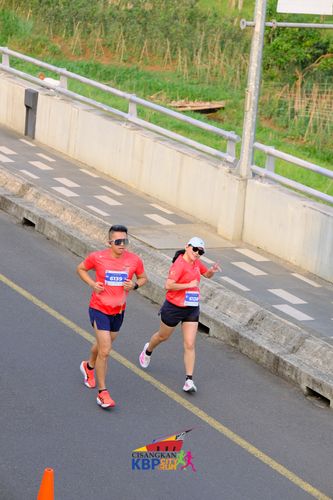 Race photo from CISANGKAN KBP CITY RUN 2025