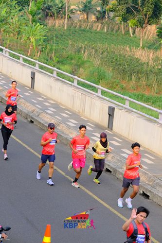 Race photo from CISANGKAN KBP CITY RUN 2025