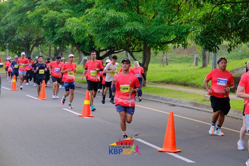Race photo from CISANGKAN KBP CITY RUN 2025