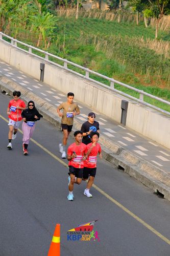 Race photo from CISANGKAN KBP CITY RUN 2025