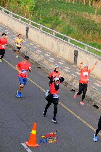 Race photo from CISANGKAN KBP CITY RUN 2025