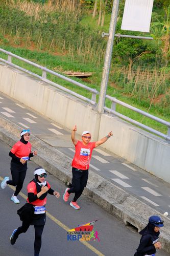 Race photo from CISANGKAN KBP CITY RUN 2025