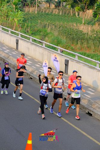 Race photo from CISANGKAN KBP CITY RUN 2025