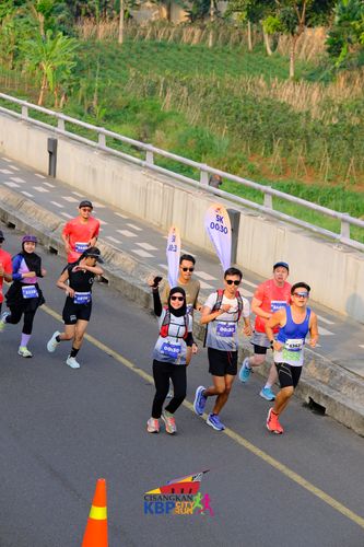 Race photo from CISANGKAN KBP CITY RUN 2025