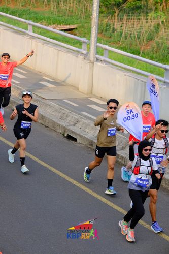 Race photo from CISANGKAN KBP CITY RUN 2025