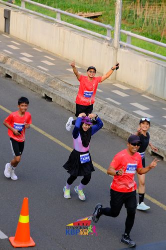 Race photo from CISANGKAN KBP CITY RUN 2025