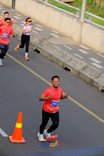 Race photo from CISANGKAN KBP CITY RUN 2025