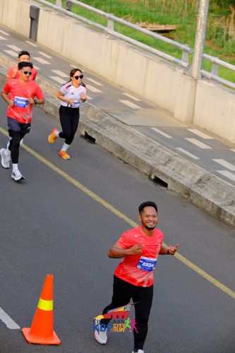Race photo from CISANGKAN KBP CITY RUN 2025