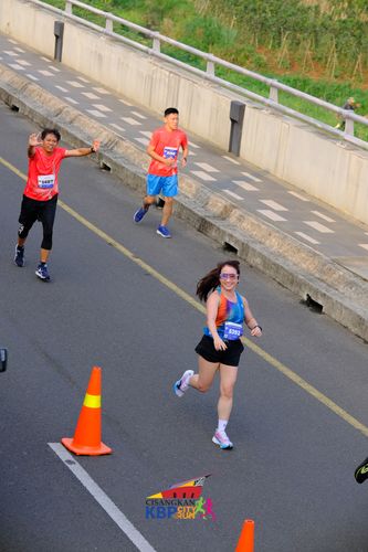 Race photo from CISANGKAN KBP CITY RUN 2025