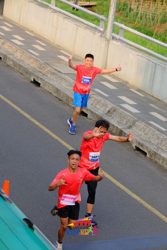 Race photo from CISANGKAN KBP CITY RUN 2025