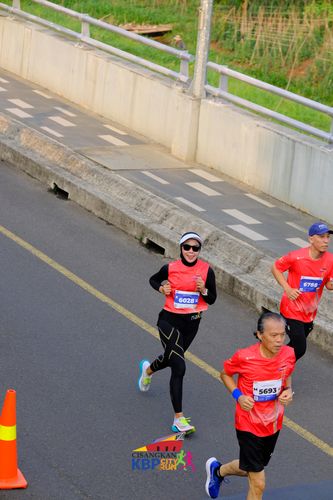 Race photo from CISANGKAN KBP CITY RUN 2025