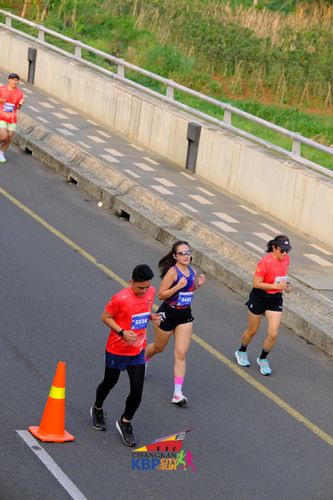 Race photo from CISANGKAN KBP CITY RUN 2025