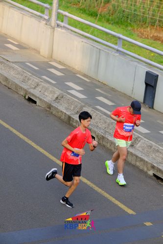 Race photo from CISANGKAN KBP CITY RUN 2025
