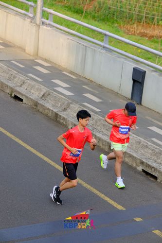 Race photo from CISANGKAN KBP CITY RUN 2025