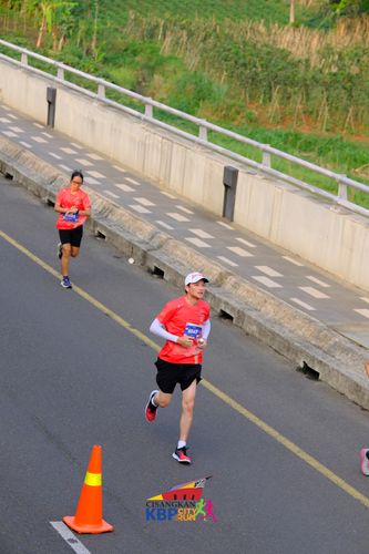 Race photo from CISANGKAN KBP CITY RUN 2025