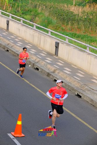 Race photo from CISANGKAN KBP CITY RUN 2025
