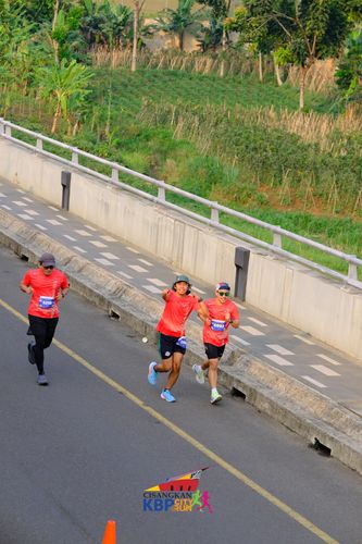 Race photo from CISANGKAN KBP CITY RUN 2025