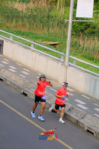 Race photo from CISANGKAN KBP CITY RUN 2025