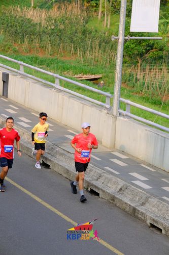 Race photo from CISANGKAN KBP CITY RUN 2025