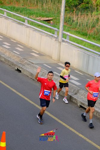 Race photo from CISANGKAN KBP CITY RUN 2025