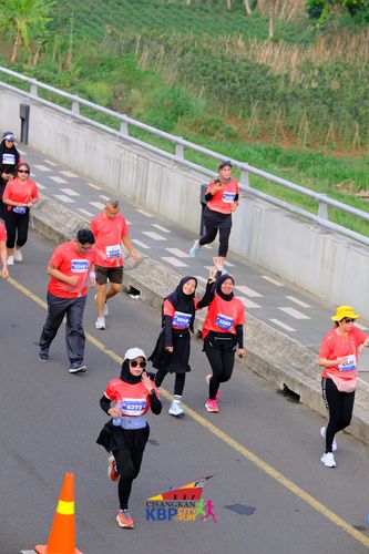 Race photo from CISANGKAN KBP CITY RUN 2025